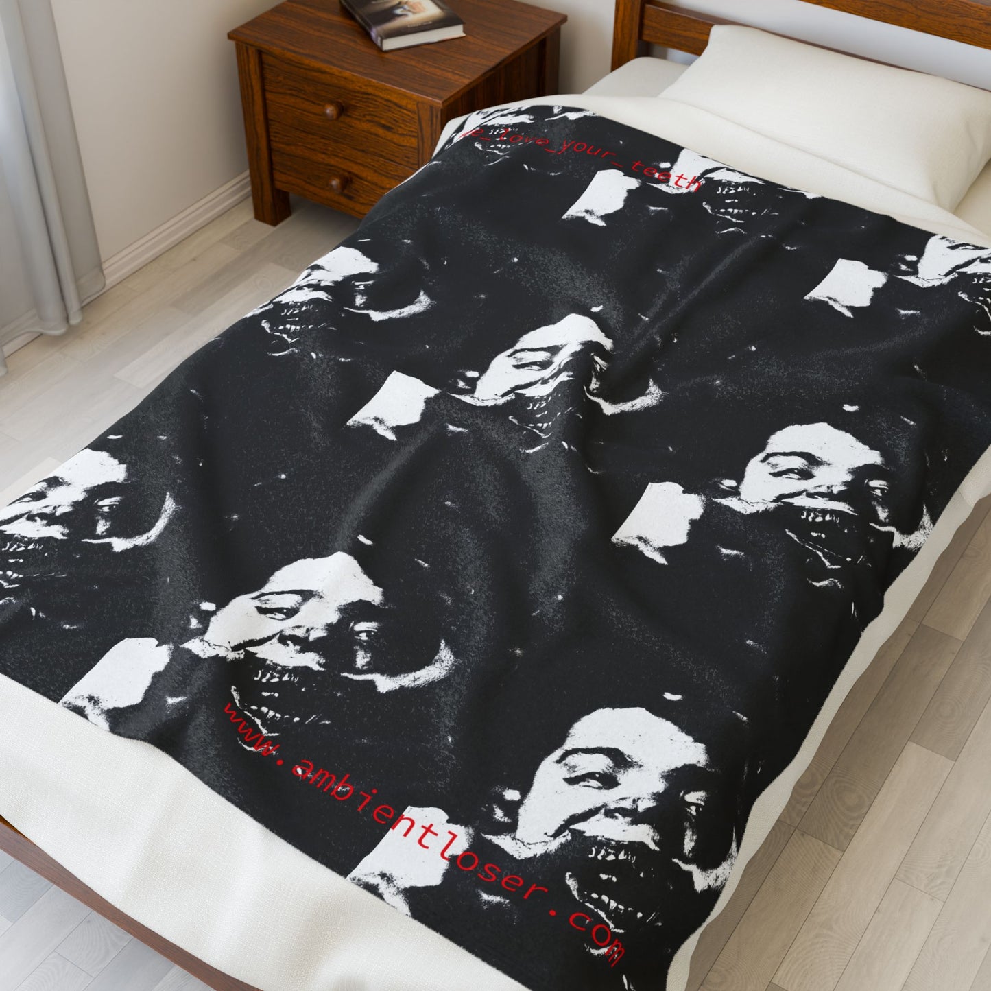 we_love_your_teeth Blanket - www.ambientloser.com Design