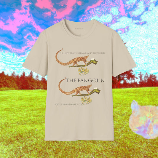 Pangolin Conservation Tee - www.ambientloser.com Design