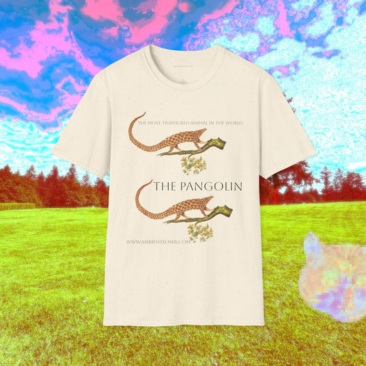 Pangolin Conservation Tee - www.ambientloser.com Design