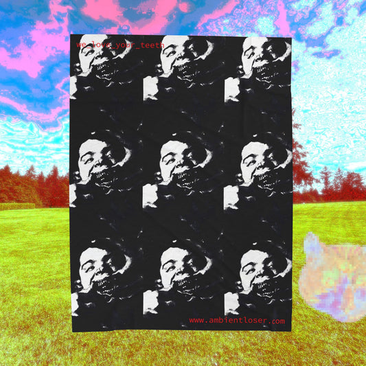 we_love_your_teeth Blanket - www.ambientloser.com Design